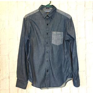 AMERICAN EAGLE 2-Tone Chambray Prep Fit Button-down Shirt